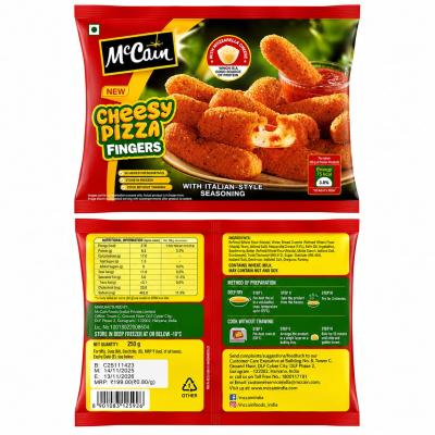 McCAIN CHEESY PIZZA FINGERS - 250g